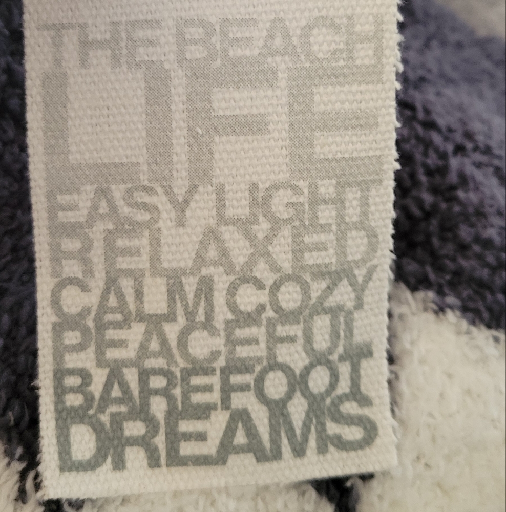 Barefoot Dreams CozyChic Nordic Pullover Sweater Ocean Multi Super Soft Cozy NWT - Picture 7 of 12